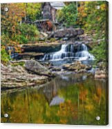 A Colorful Fall Day In Wva Acrylic Print