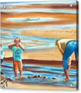 A Day At The Beach Acrylic Print