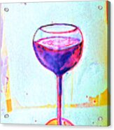 A Glass Of Vino 1 Acrylic Print