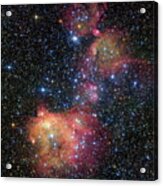 A Glowing Gas Cloud In The Large Magellanic Cloud Acrylic Print