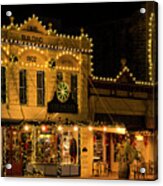 A Little Wine And Shopping In Georgetown Texas Acrylic Print