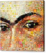 A Mosaic Of Life Thru Her Eyes Acrylic Print