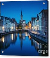 A Night In Brugge Acrylic Print