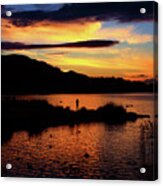 Lakes Of Killarney At Sunset Acrylic Print