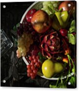 A Plate Of Fruits Acrylic Print