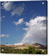 A Rainbow In Salt Lake City Acrylic Print