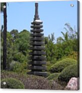 A Stone Pagoda Acrylic Print