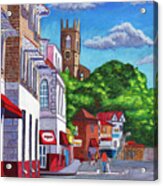 A Stroll On Melville Street Acrylic Print