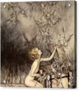 A Sudden Swarm Of Winged Creatures Brushed Past Her Acrylic Print