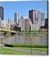 A View From The Pittsburgh Park Acrylic Print