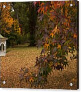 A Washington Crossing Autumn Acrylic Print