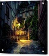 A Wet Evening In Marburg Acrylic Print