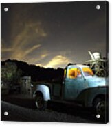 Abandoned Truck In Ghost Town Acrylic Print