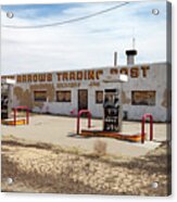 Abandoned Twin Arrows Trading Post On Route 66 Acrylic Print