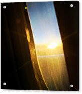 Above The Clouds 05 - Sun In The Window Acrylic Print