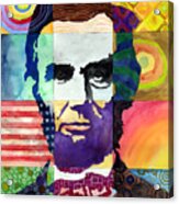 Abraham Lincoln Portrait Study Acrylic Print