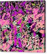 Abstract/   A  Floral Tree Forest. 5 Acrylic Print