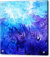 Abstract Ocean Fantasy Five Acrylic Print