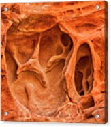 Abstract Rock Formations Acrylic Print