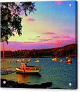 Acadia Bar Harbor Sunset Cruises.tif Acrylic Print