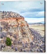 Aerial View Of Northern Colorado Foothills Acrylic Print