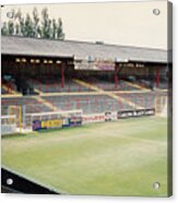 Afc Bournemouth - Dean Court - Sw Goal Terrace 1 - September 1990 Acrylic Print