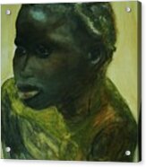 African Lady Acrylic Print