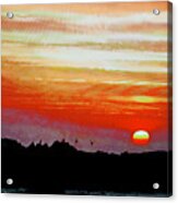 African Sunset Acrylic Print