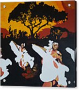 Afro Carib Dance Acrylic Print