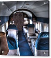 Airplane Interior Acrylic Print