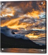 Alaskan Passageway Sunset Acrylic Print