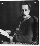 Albert Einstein 1879-1955, Photo Ca Acrylic Print