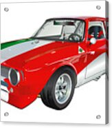 Alfa Romeo Gtv Illustration Acrylic Print