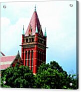 Allegany County Maryland Courthouse Spire Acrylic Print