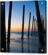 Almost Sunrise At The Pier Acrylic Print
