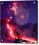Alta Ski Area 75th Birthday Celebration Acrylic Print