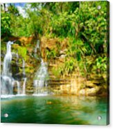 Alutom Falls Acrylic Print