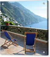 Amalfi Coast View From Villino Blu Acrylic Print