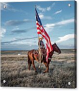 American Cowgirl Acrylic Print