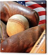 Americas Pastime Acrylic Print