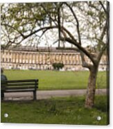 An Afternoon At The Royal Crescent Acrylic Print