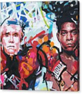 Andy Warhol And Jean-michel Basquiat Acrylic Print