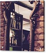 Another Lovely Baroque Italian Mirror, Pisticci Ristorante In Nyc Acrylic Print