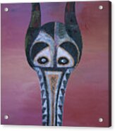 Antelop Mask Acrylic Print