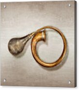 Antique Brass Car Horn Acrylic Print