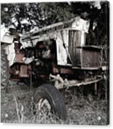 Antique Case Tractor Acrylic Print