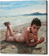 Antonio En La Playa Acrylic Print