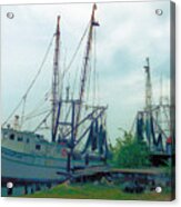 Apalachicola Trawlers Acrylic Print