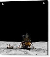 Apollo 16 Landing Site Panorama Acrylic Print