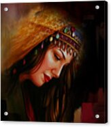Arabian Woman 043b Acrylic Print